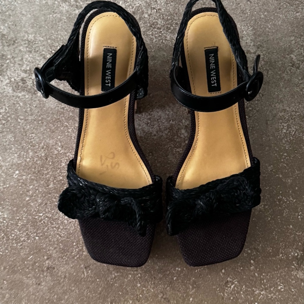 Nine West Black Women's Sandals